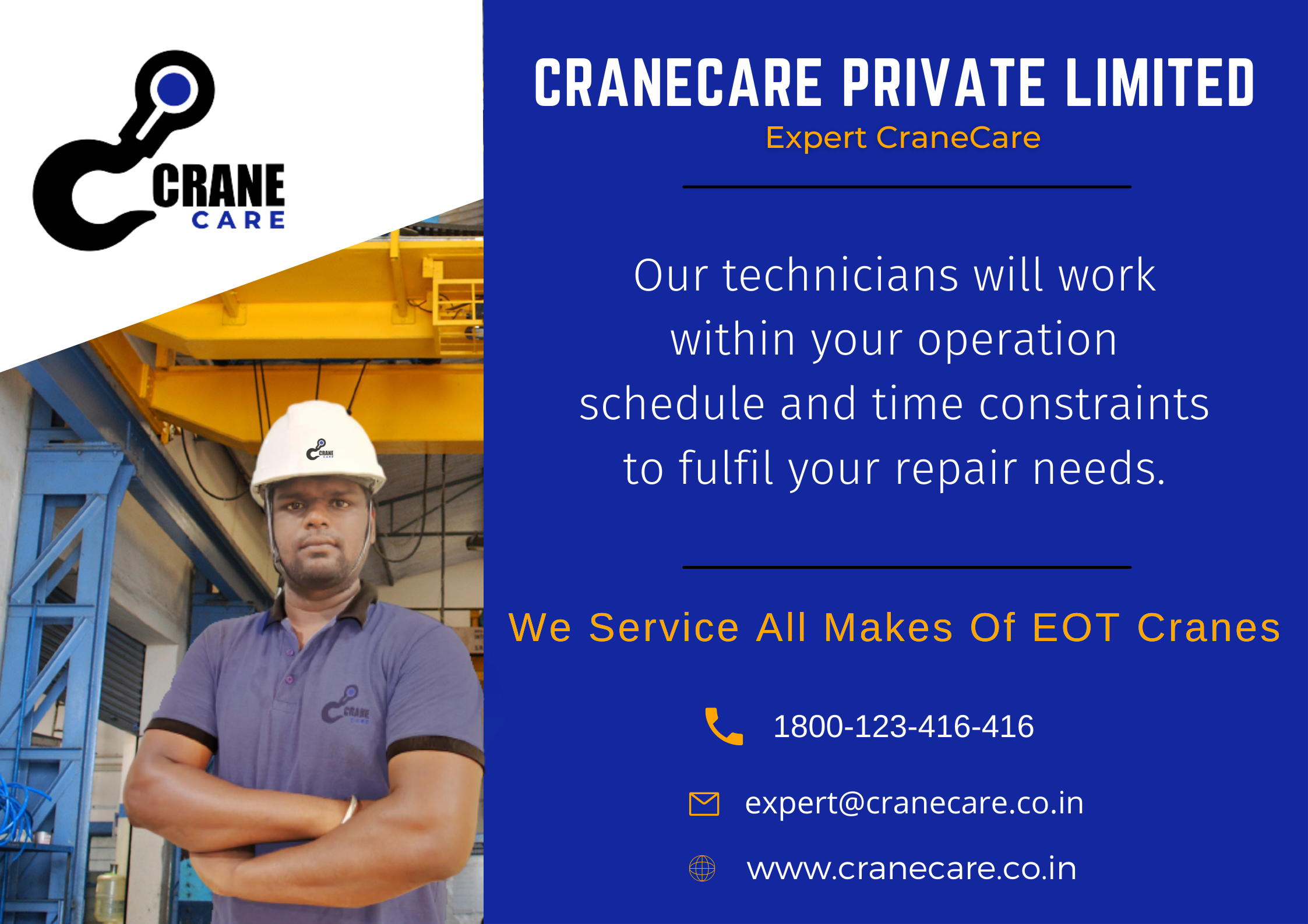 Our Technicians Will Work Within Your