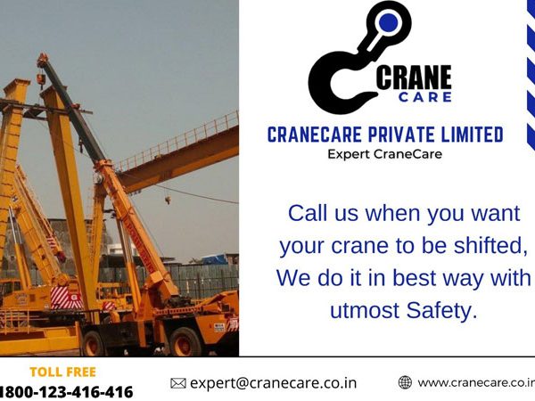 Call us when you want your crane to be shifted
