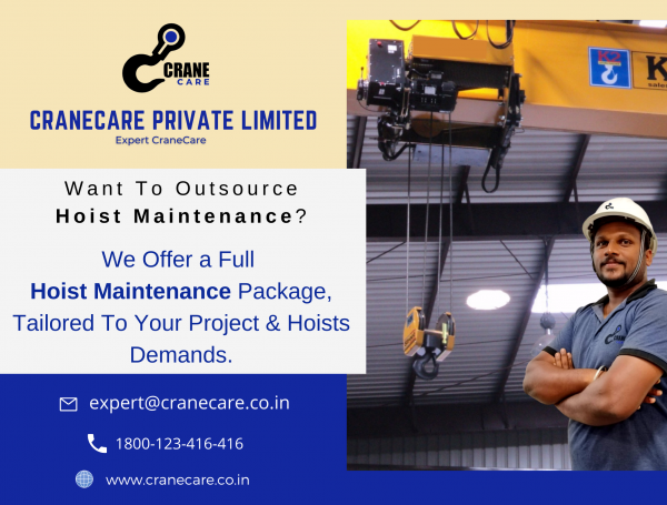 Want To outsource Hoist Maintenance?