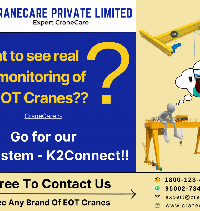 Want to see real time monitoring of your EOT cranes??