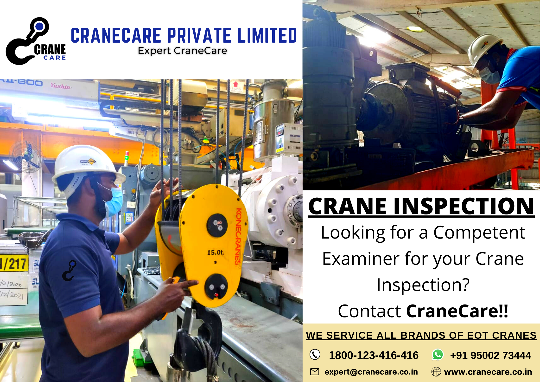 Eot Crane Inspection – CraneCare