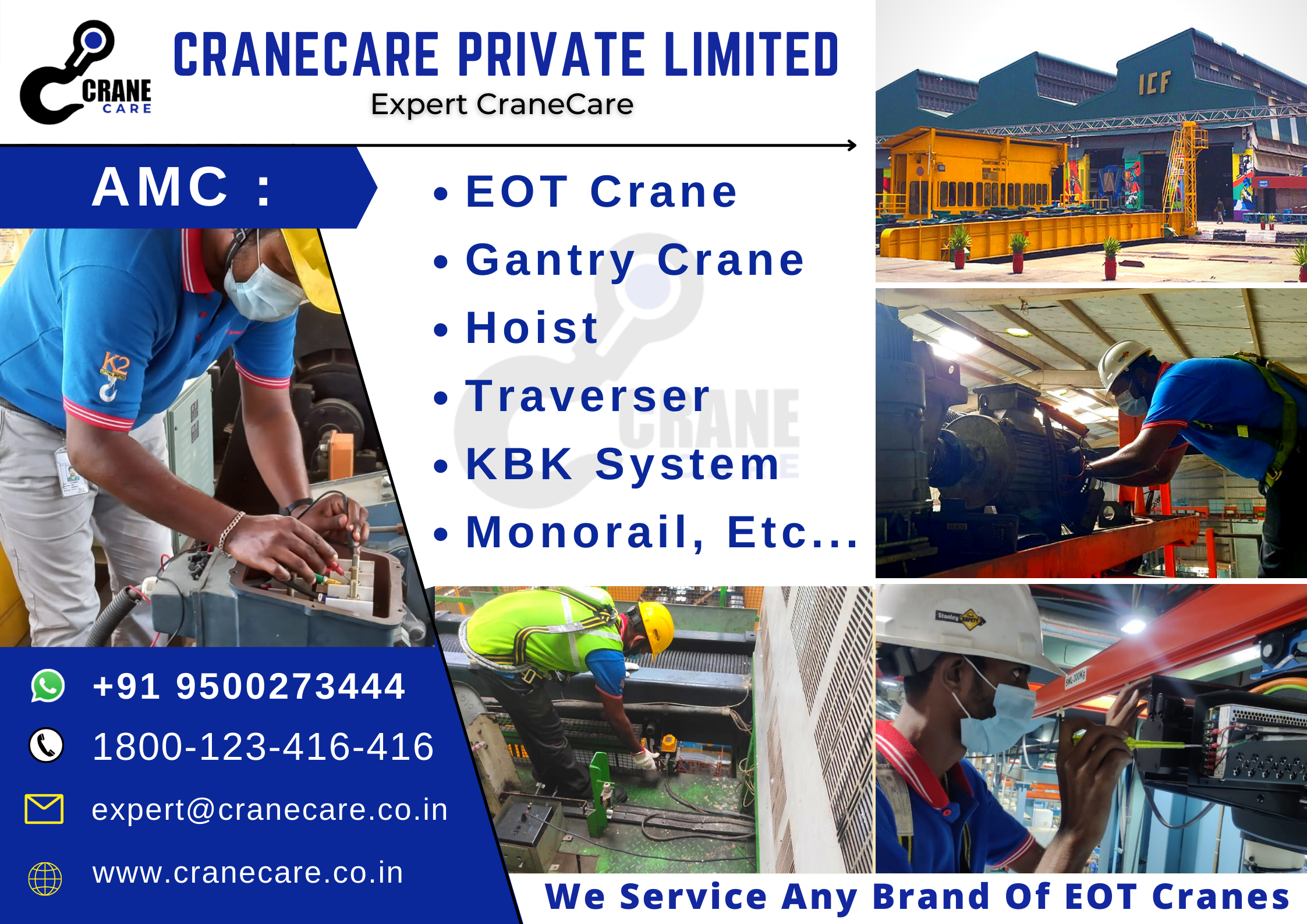 EOT Crane Annual Maintenance – CraneCare