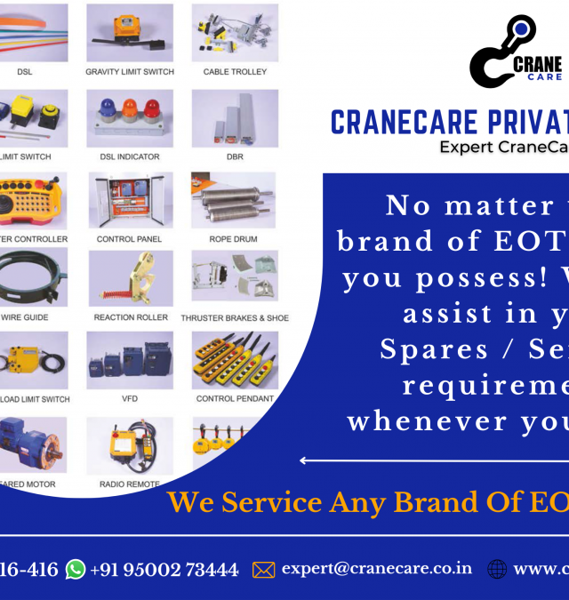 All Brand EOT Spares with different make