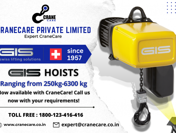 GIS Hoist now available with CraneCare