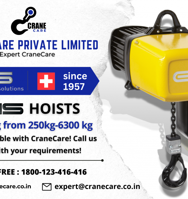 GIS Hoist now available with CraneCare