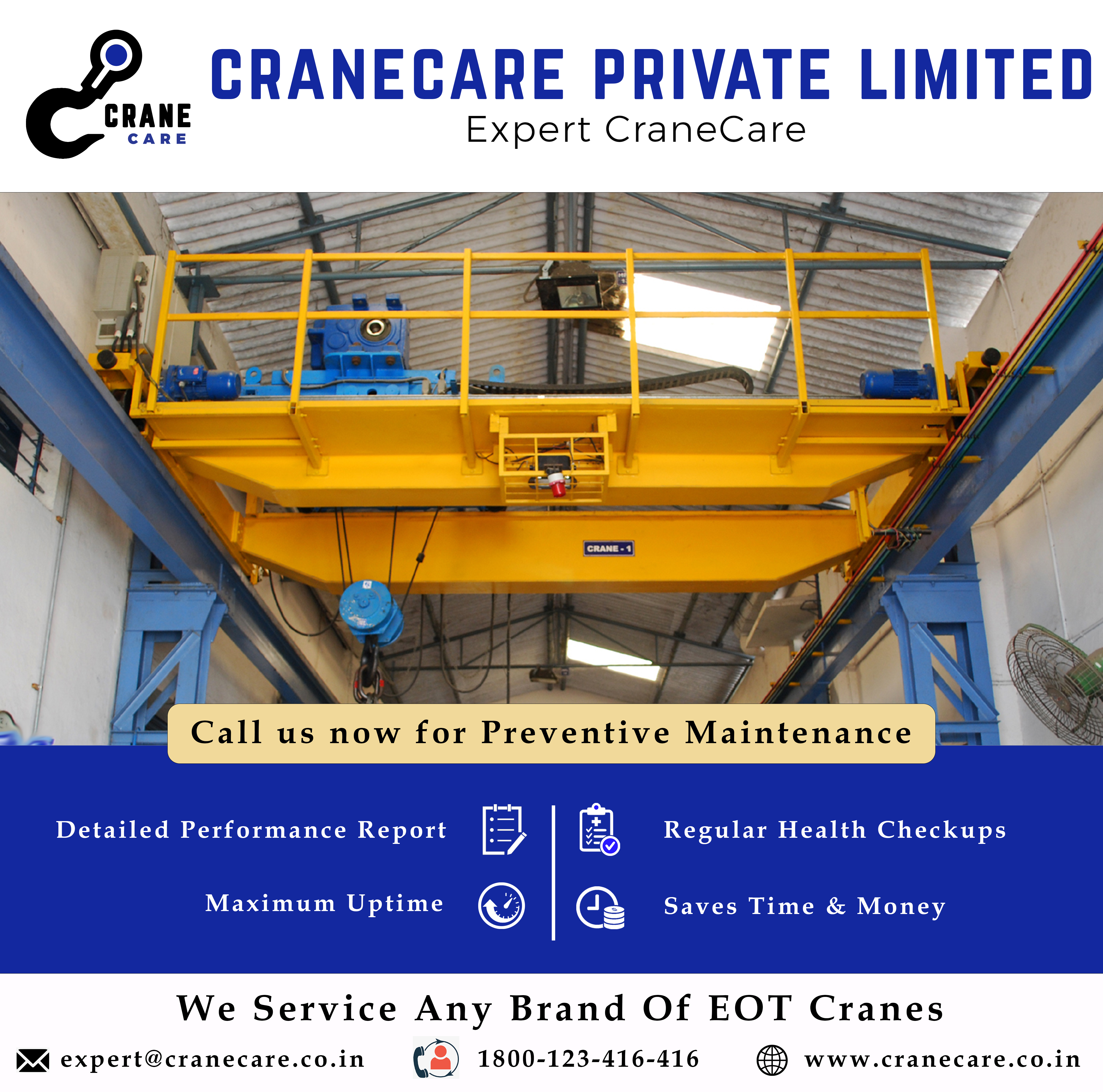 Annual Maintenance Contract for EOT Cranes