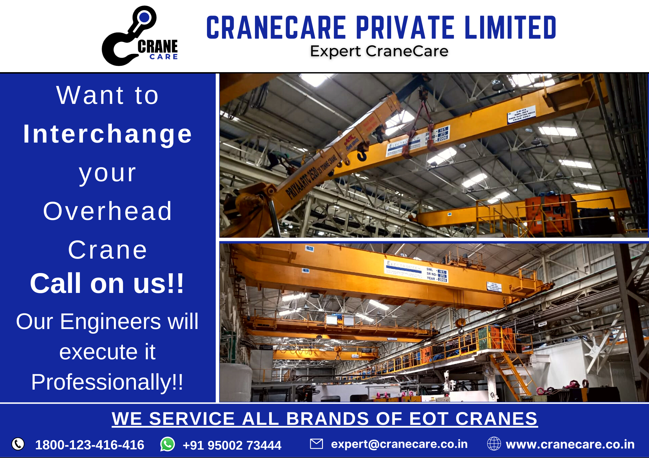 EOT Crane Interchange/Swap